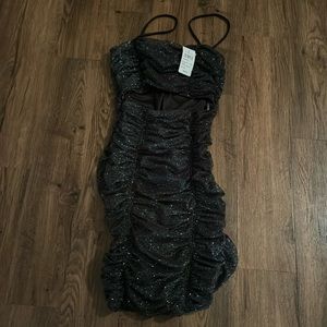 Windsor, Glittery Black Hoco Dress